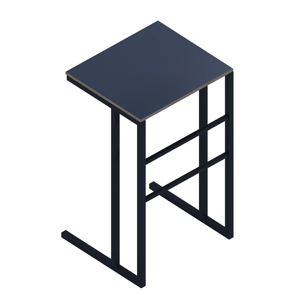 Eportatif Bilgisayar Sehpası Laptop Masası Notebook Standı Füme 1410 - 4