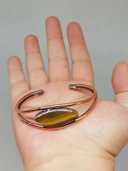 Kaplangözü Taşı Bakır Bileklik (52594) ürün görseli