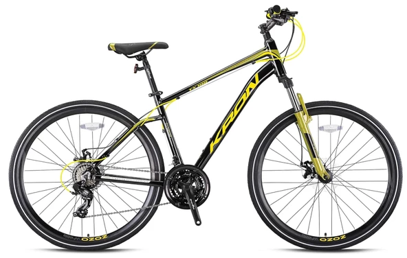 KRON TX 100 28 JANT 21 VİTES MEKANİK DİSK FREN 18" SİYAH SARI HAKİ - 2