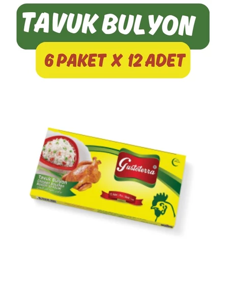 Tavuk Bulyon 12 li x 6 Paket , Avantaj Paket Yerli Üretim (Türk Malı )