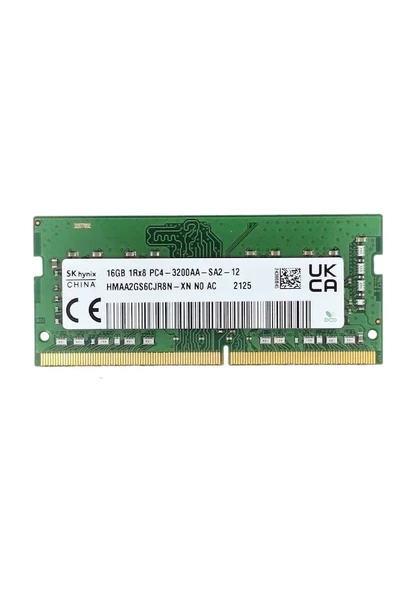 SK Hynix HMAA2GS6CJR8N-XN 16 GB DDR4 3200 MHz CL19 Notebook Ram