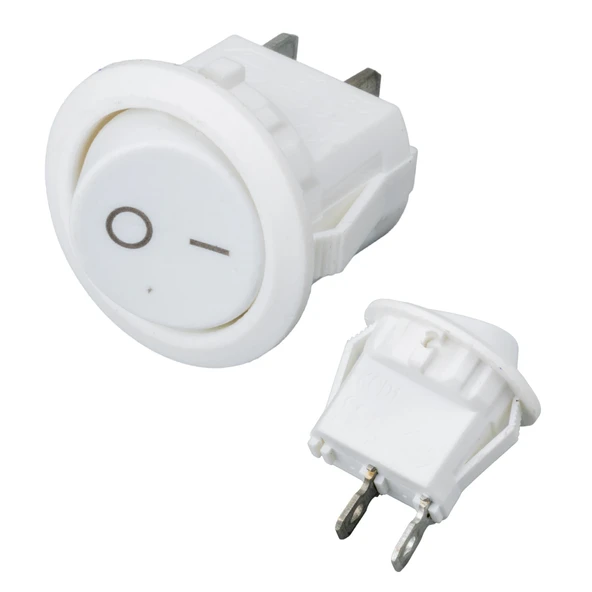 Ayt IC-133A Yuvarlak Işıksız On Off Anahtar 2 Pin Aç Kapa Düğme Buton 20 Mm