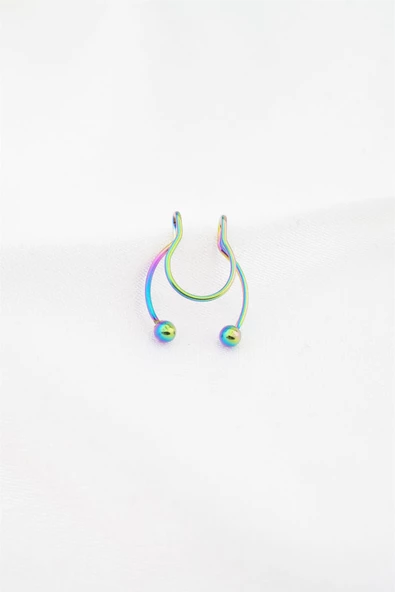 Kadın Sıkıştırmalı Çelik Kıkırdak Küpe ürün görseli