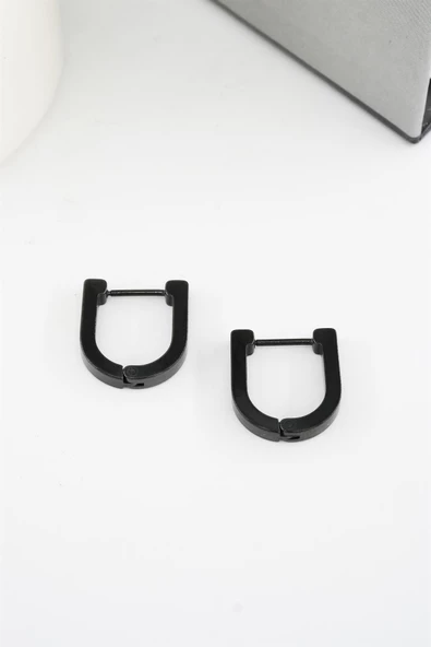 Kadın 316 L Paslanmaz Çelik 1.5 cm Geometrik Küpe - Resim 2