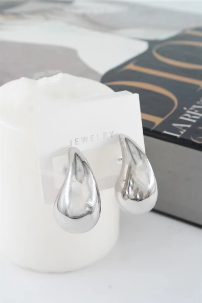 Kadın Vip Seri Su Damlası Model Küpe - Resim 2