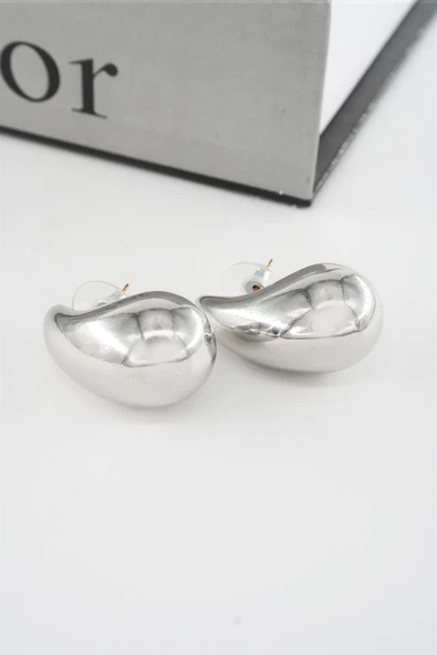 Kadın Vip Seri Su Damlası Model Küpe - Resim 7