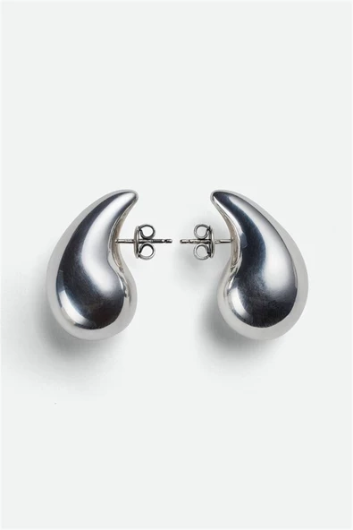 Kadın Vip Seri Su Damlası Model Küpe - Resim 3