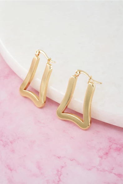 Kadın Vip Seri 316 L Paslanmaz Çelik Küpe - Resim 2