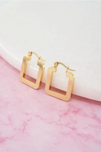 Kadın Vip Seri 316 L Paslanmaz Çelik Küpe - Resim 2