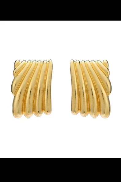 Kadın Vip Seri Özel Tasarım Marka Küpe Seti - Resim 3