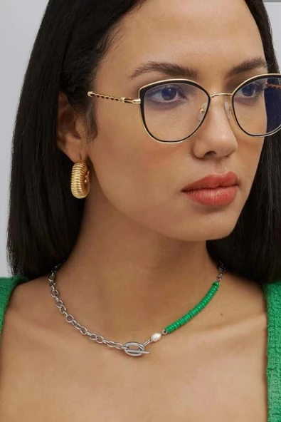 Kadın Vip Seri Özel Tasarım Marka Küpe Seti - 4