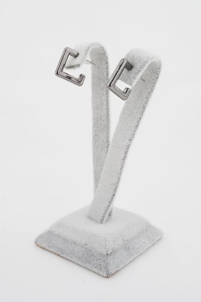 Kadın Minimal Geometrik Küpe - Resim 2