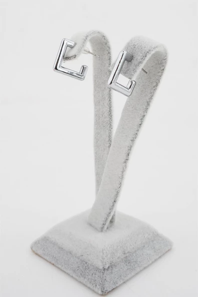 Kadın Minimal Geometrik Küpe - Resim 2