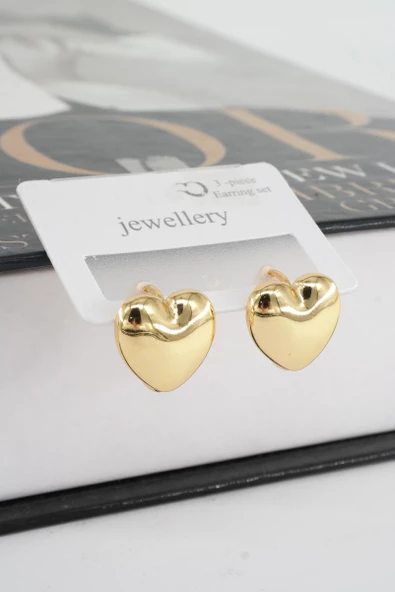 Kadın Vip Seri Kalp Figürlü Küpe ürün görseli