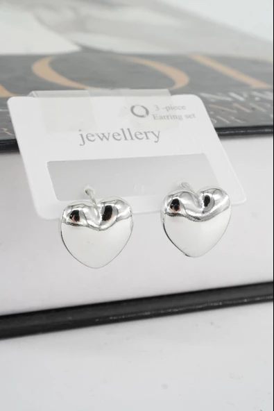 Kadın Vip Seri Kalp Figürlü Küpe ürün görseli