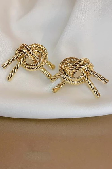 Kadın Özel Tasarım Dikenli Tel Figürlü Küpe 002 - Resim 2