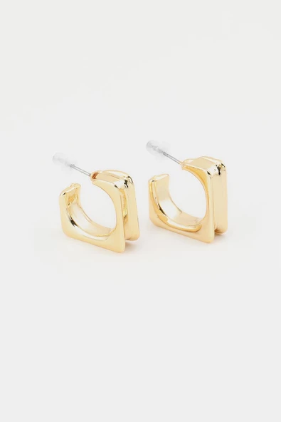 Kadın Özel Tasarım Kare Model 2.5 cm Küpe 0001