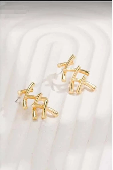 Kadın Özel Tasarım 4 cm Küpe 002 - Resim 4