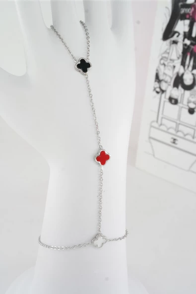 Kadın Vip Seri 316 L Paslanmaz Çelik Baget Zirkon Taşlı Şahmeran   SH017 - Resim 2