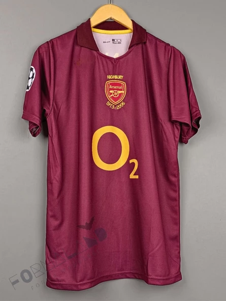 Arsenal Thierry Henry O2 Nostalji Futbol Forması - Resim 4