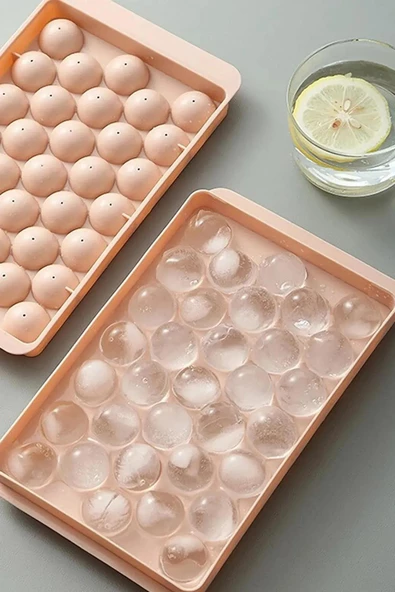 3B Trend Küre Buz Kalıbı Kapaklı 33 Hazneli Yuvarlak Buz Kalıbı - 4