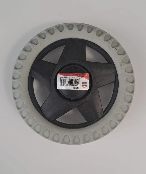 LEVA TAKMATİK PAZAR ARABASI TEKERİ PLASTİK BEYAZ ( 1 ADET FİYATIDIR )