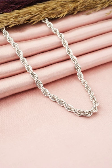 Kadın 40 cm Basic Burgu Zincir Kolye - Resim 2