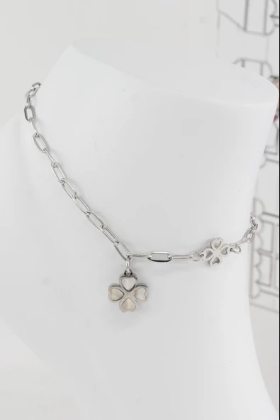 Kadın 316 L Kararmaz Anti Alerjenik Çelik Halhal Zy00012 - Resim 2