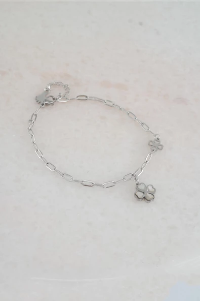 Kadın 316 L Kararmaz Anti Alerjenik Çelik Halhal Zy00012 - Resim 3