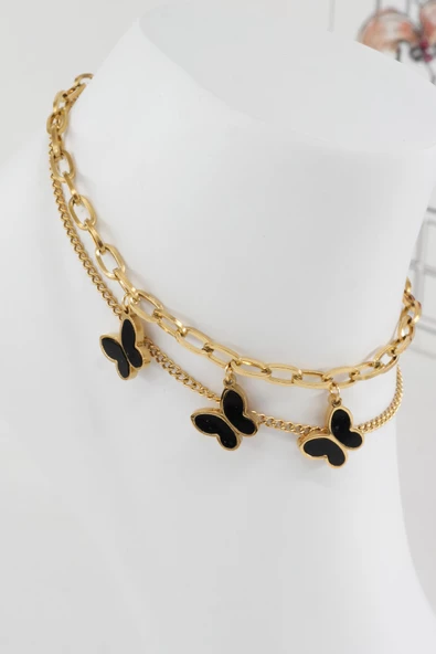 Kadın 316 L Kararmaz Anti Alerjenik Çelik Halhal Zy00019 - Resim 2