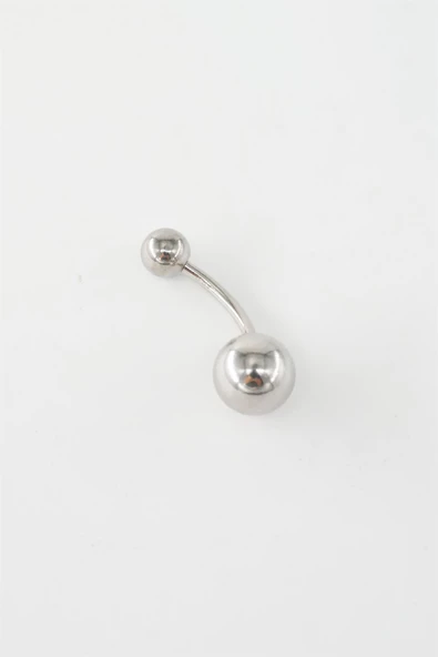 Kadın 316L Anti Alerjenik Topcuklu Göbek Piercing ürün görseli