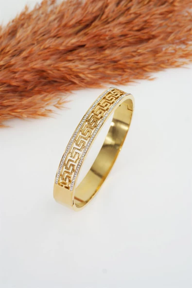 Kadın 316 L Paslanmaz Çelik Anti Alerjenik Bileklik - Resim 3