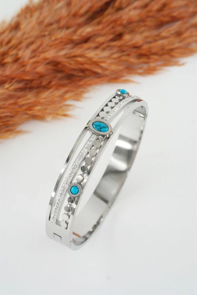 Kadın 316 L Paslanmaz Çelik Anti Alerjenik Bileklik ürün görseli