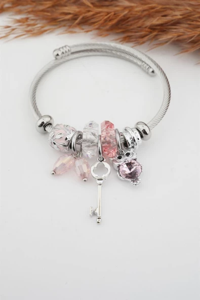 Kadın Baykuş Figürlü Charm Bileklik p001 ürün görseli