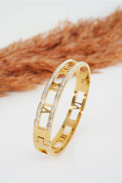 Kadın 316 L Paslanmaz Çelik Anti Alerjenik Bileklik - Resim 3