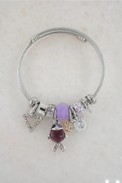 Kadın Balık Figürlü Charm Bileklik ürün görseli