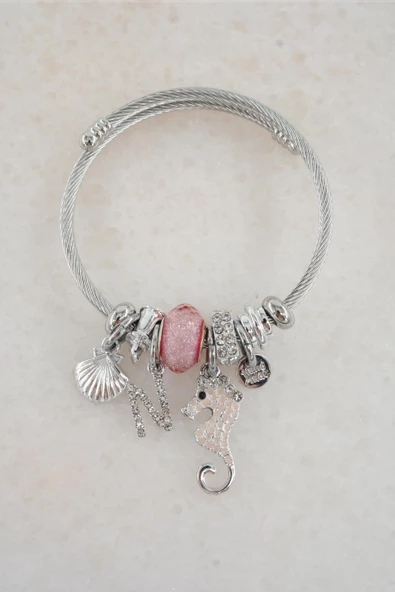 Kadın Deniz Atı Figürlü Charm Bileklik ürün görseli