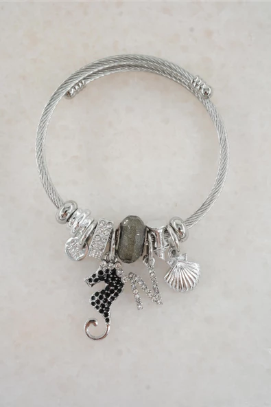 Kadın Deniz Atı Figürlü Charm Bileklik ürün görseli