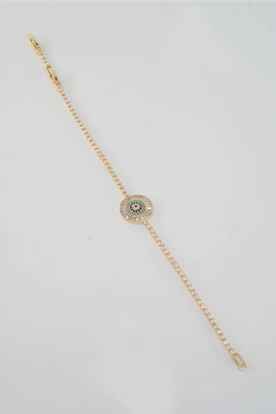 Kadın Vip Seri Çelik Zirkon Taşlı Bileklik ZRK0035 - Resim 2