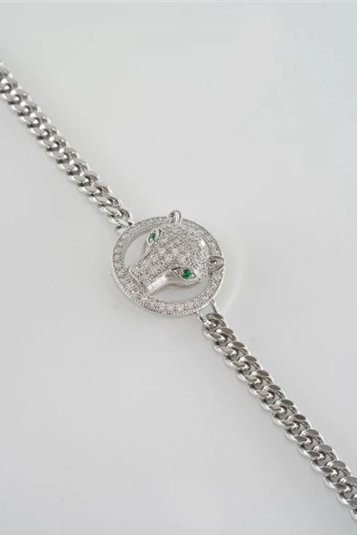 Kadın Vip Seri Çelik Zirkon Taşlı Bileklik ZRK0037 ürün görseli