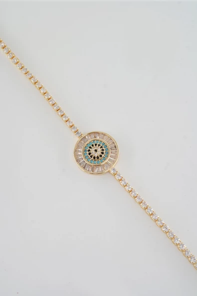 Kadın Vip Seri Çelik Zirkon Taşlı Bileklik ZRK0035 - Resim 4