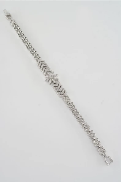 Kadın Vip Seri Çelik Zirkon Taşlı Bileklik ZRK0049 ürün görseli