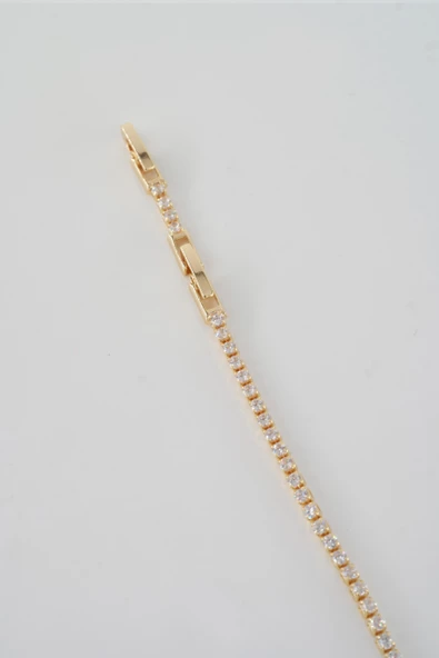 Kadın Vip Seri Çelik Zirkon Taşlı Bileklik ZRK0035 - Resim 3