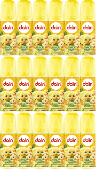 Dalin Bebek Kolonyası 150ML Limon Çiçeği (Limon-Bergomat-Papatya) (18 Li Set)