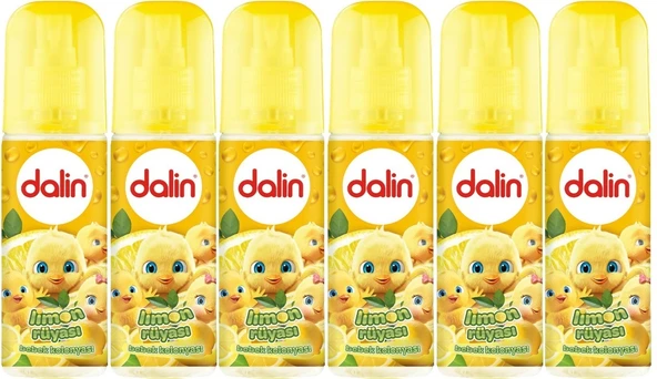 Dalin Bebek Kolonyası 150ML Limon Çiçeği (Limon-Bergomat-Papatya) (6 Lı Set)