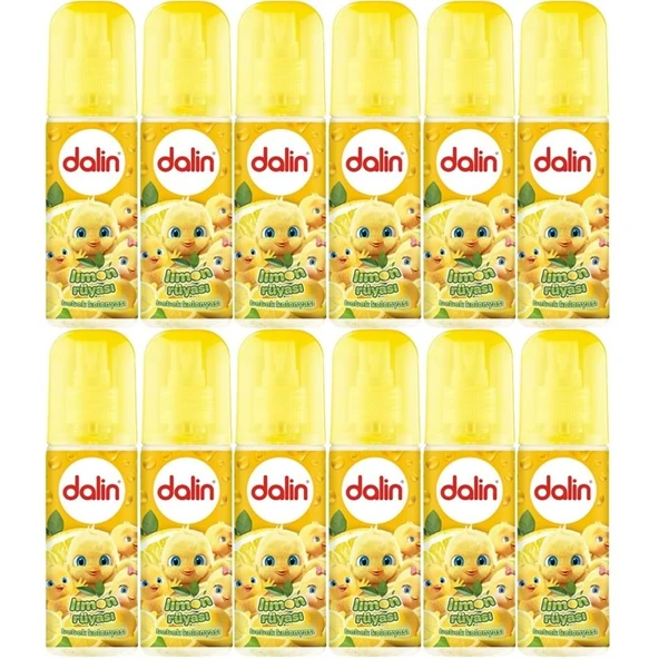 Dalin Bebek Kolonyası 150ML Limon Çiçeği (Limon-Bergomat-Papatya) (12 Li Set) ürün görseli 1