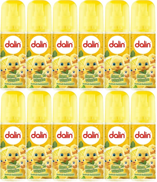 Dalin Bebek Kolonyası 150ML Limon Çiçeği (Limon-Bergomat-Papatya) (12 Li Set)