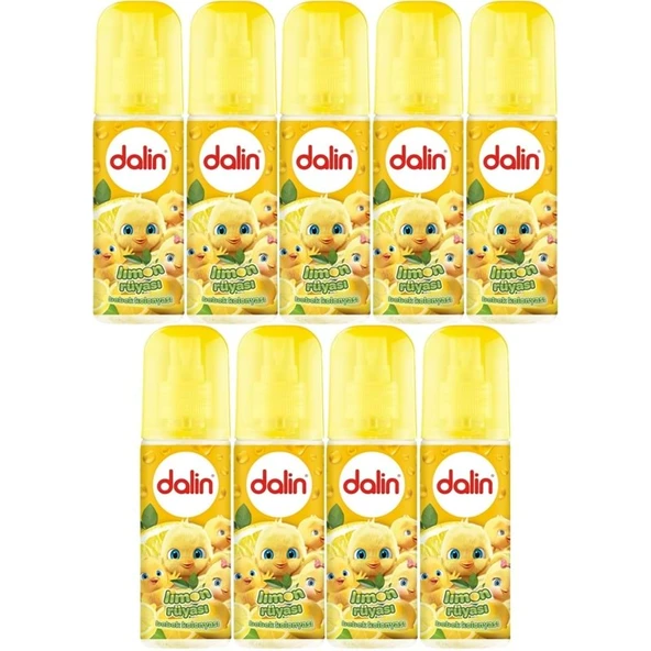 Dalin Bebek Kolonyası 150ML Limon Çiçeği (Limon-Bergomat-Papatya) (9 Lu Set) ürün görseli 1