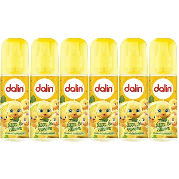 Dalin Bebek Kolonyası 150ML Limon Çiçeği (Limon-Bergomat-Papatya) (6 Lı Set) ürün görseli 1