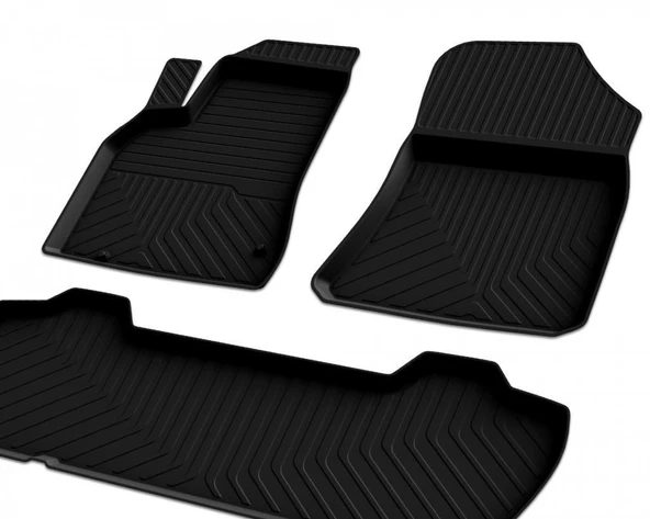 Citroen Berlingo 2 Ferrous 4D Havuzlu Kauçuk Paspas 2008 2019 - 1